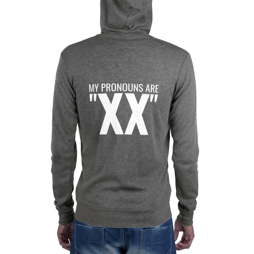 Pronoun XX Zip Hoodie - Truthberry