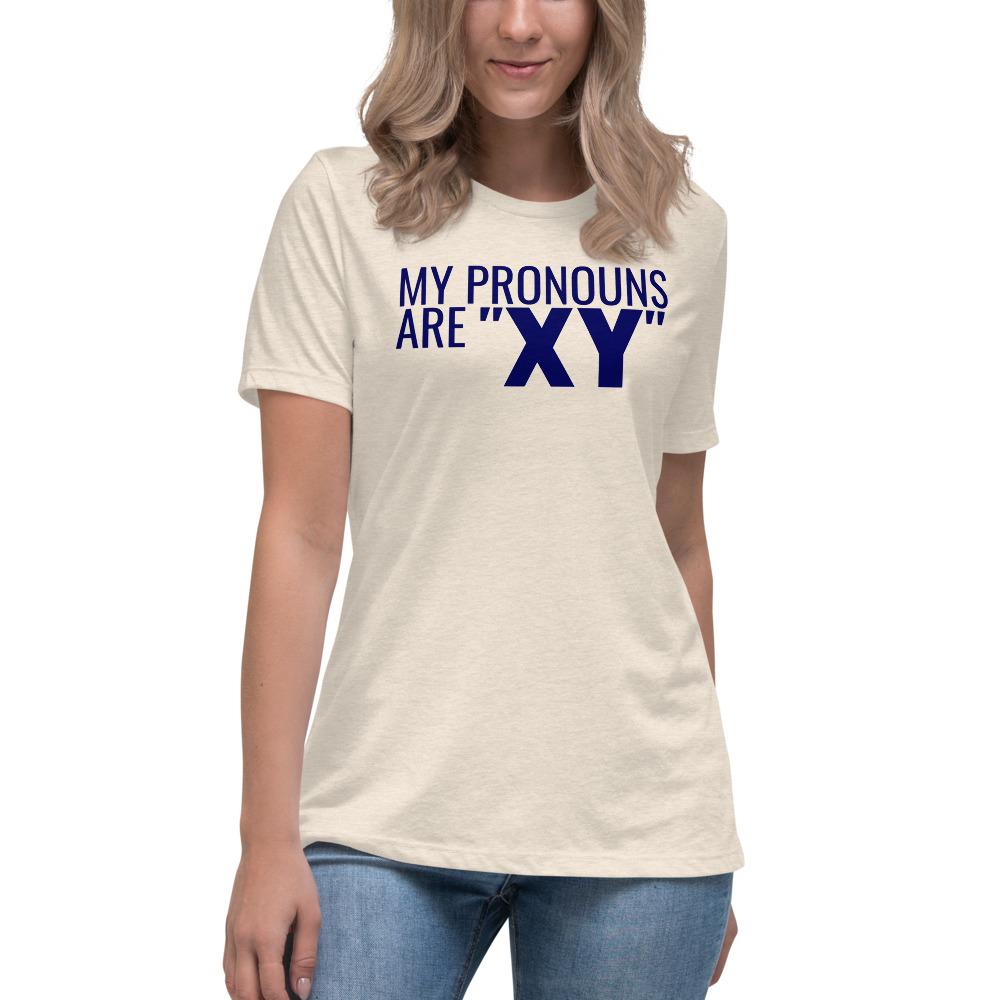 Pronoun XY Women's Lax-Tee - Truthberry