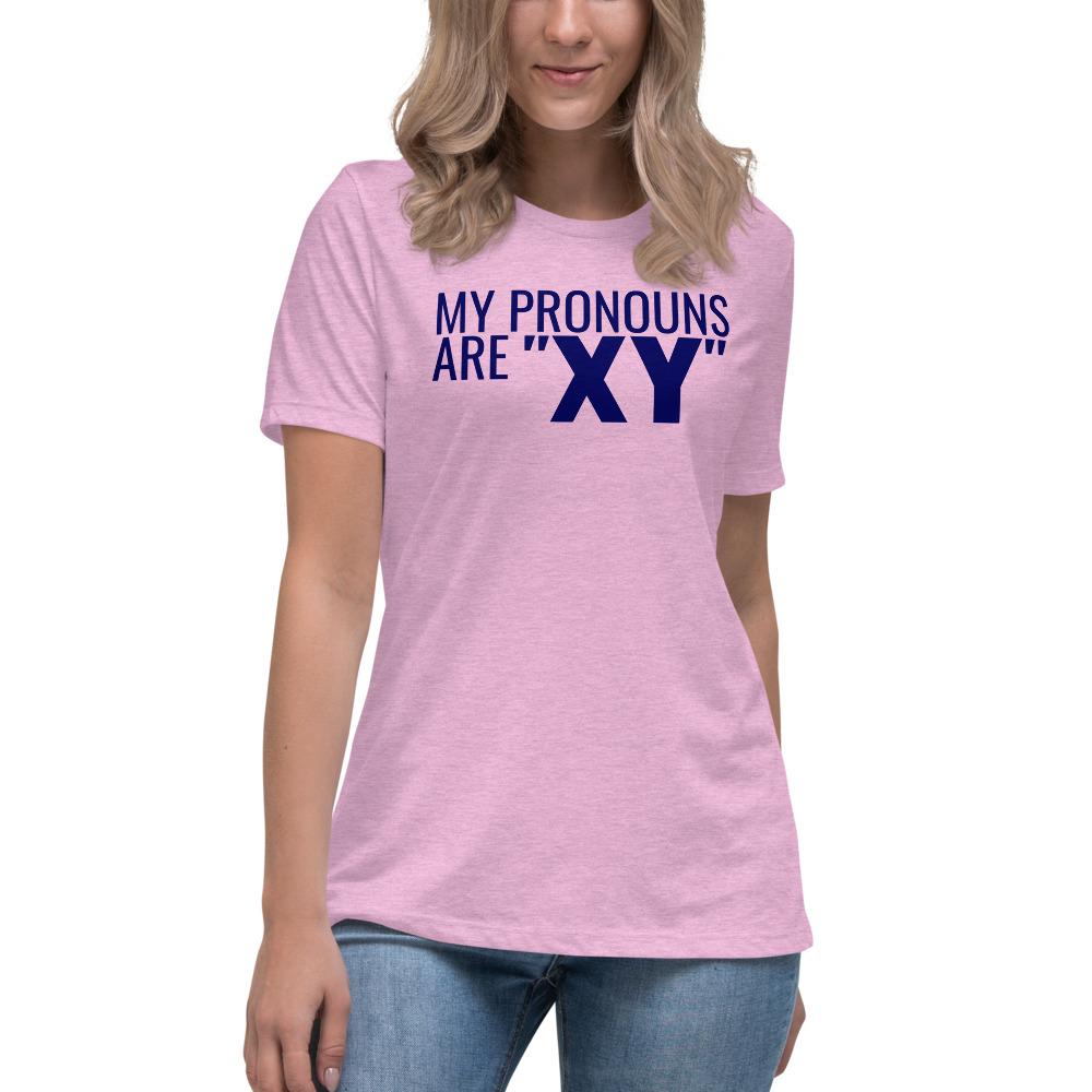 Pronoun XY Women's Lax-Tee - Truthberry