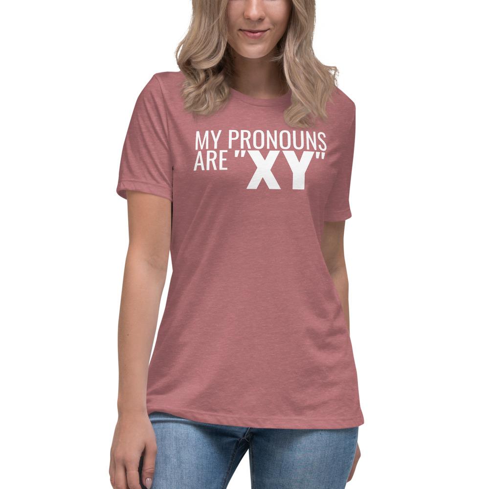 Pronoun XY Women's Lax-Tee - Truthberry