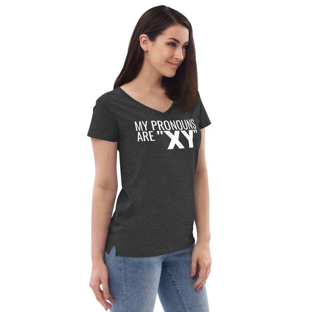 Pronoun XY Women’s V-Tee - Truthberry