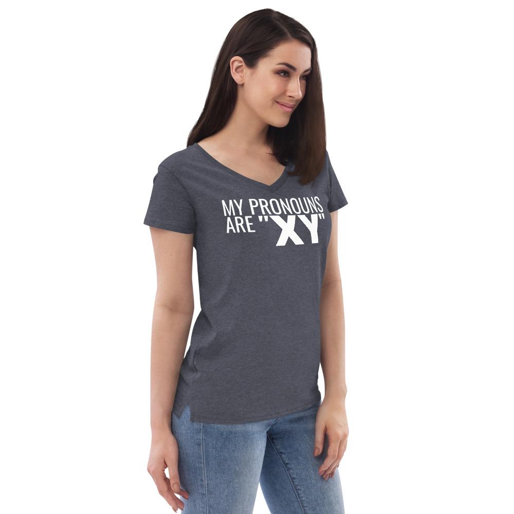 Pronoun XY Women’s V-Tee - Truthberry