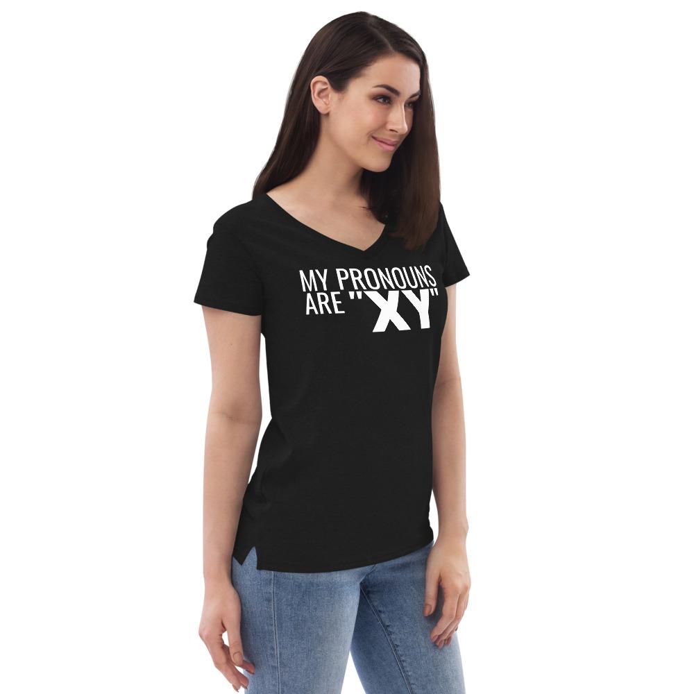 Pronoun XY Women’s V-Tee - Truthberry