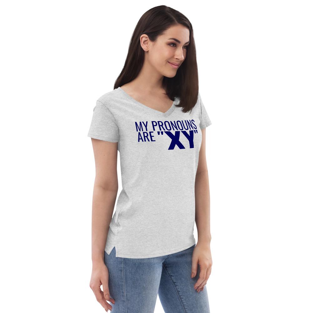 Pronoun XY Women’s V-Tee - Truthberry