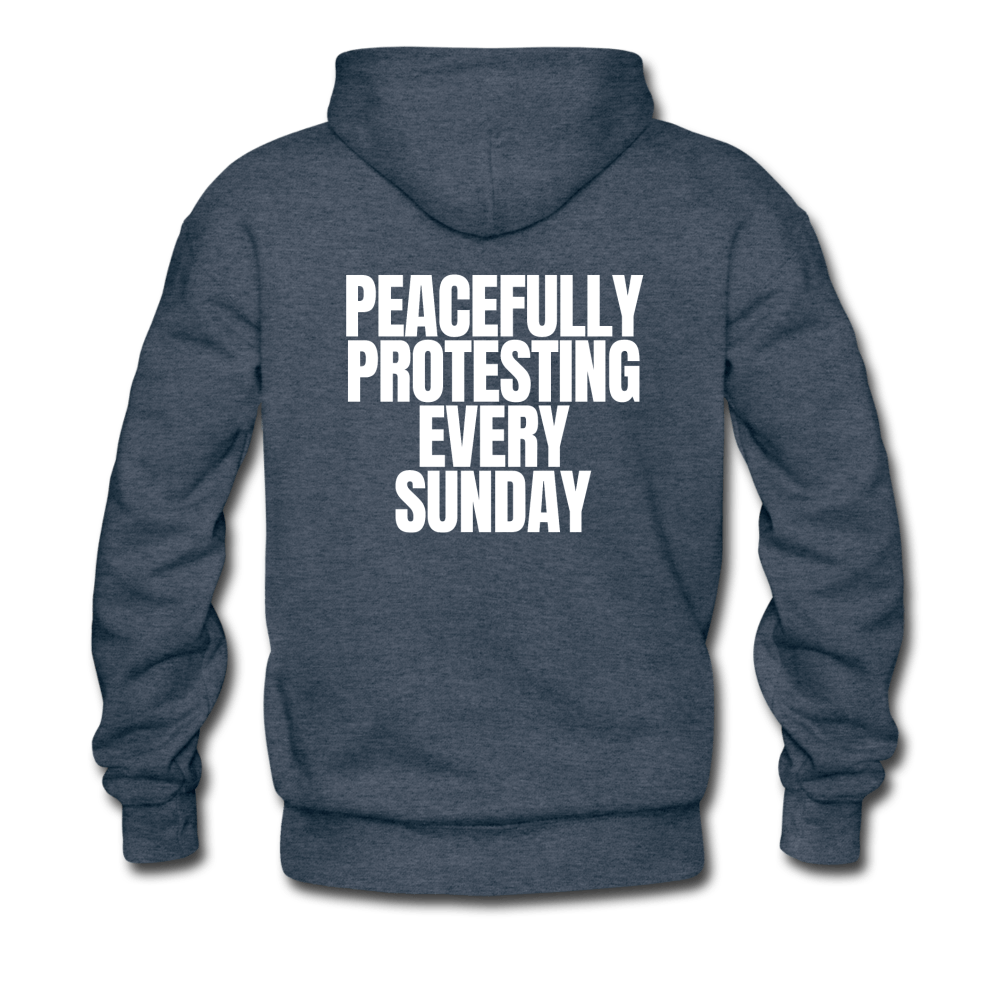 Sunday Protest Heavy Hoodie - Truthberry