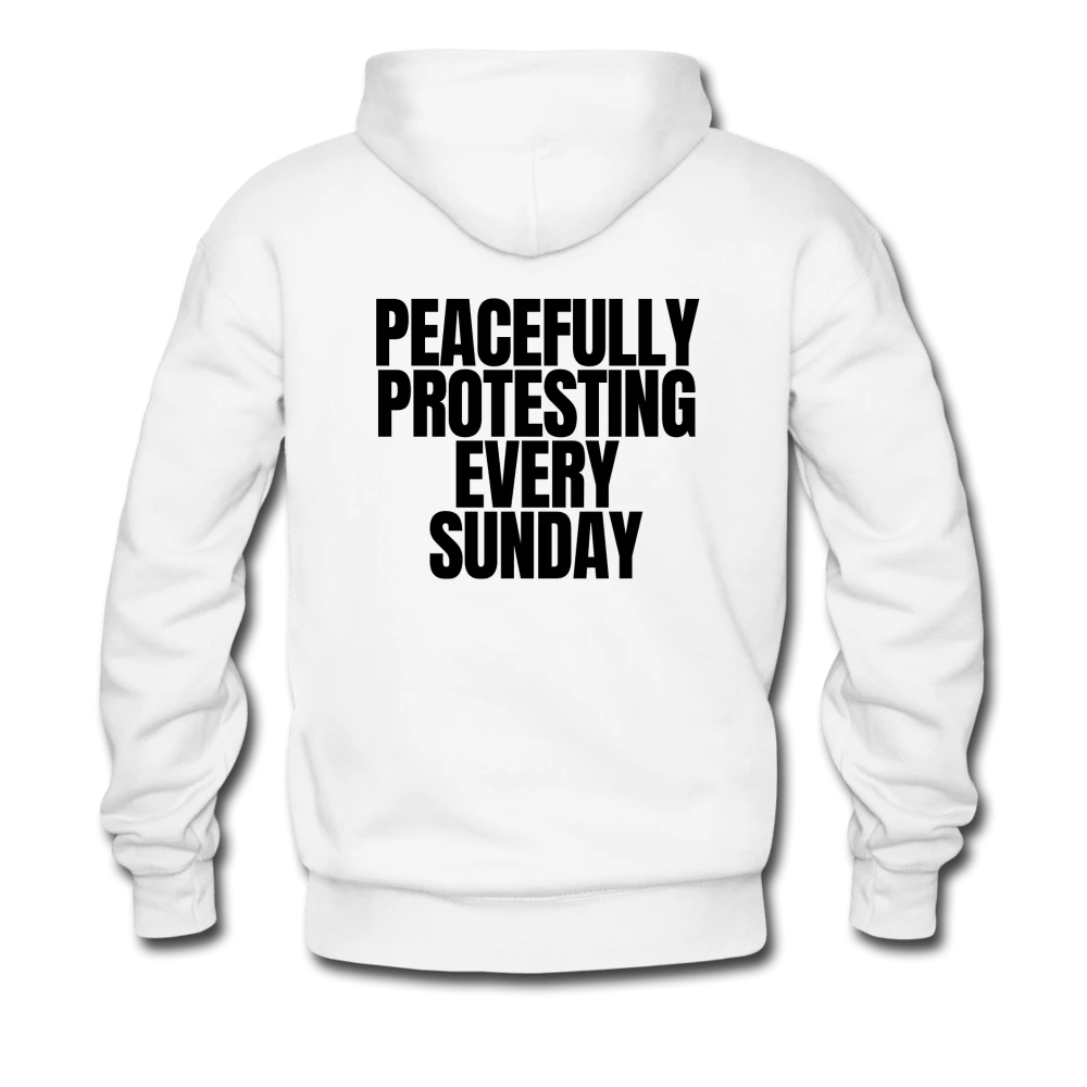 Sunday Protest Heavy Hoodie - Truthberry