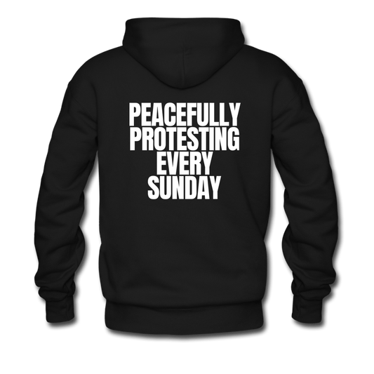 Sunday Protest Heavy Hoodie - Truthberry