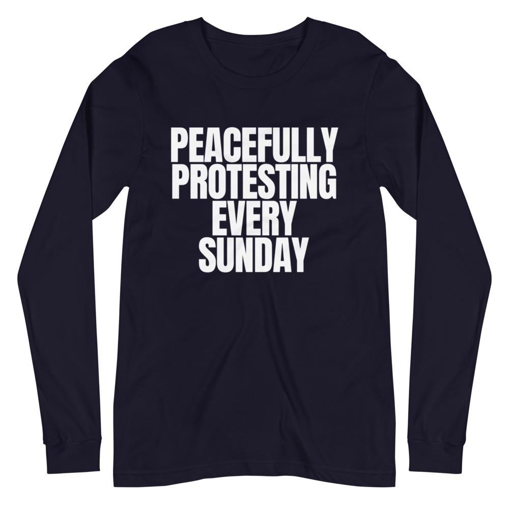 Sunday Protest Sleeved Tee - Truthberry