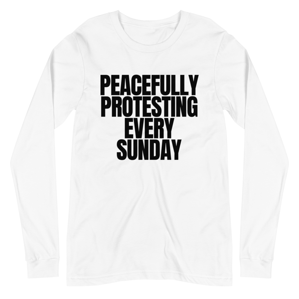 Sunday Protest Sleeved Tee - Truthberry