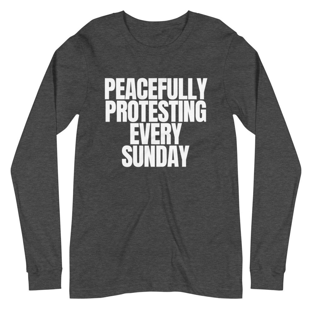 Sunday Protest Sleeved Tee - Truthberry