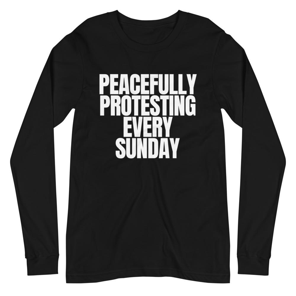 Sunday Protest Sleeved Tee - Truthberry