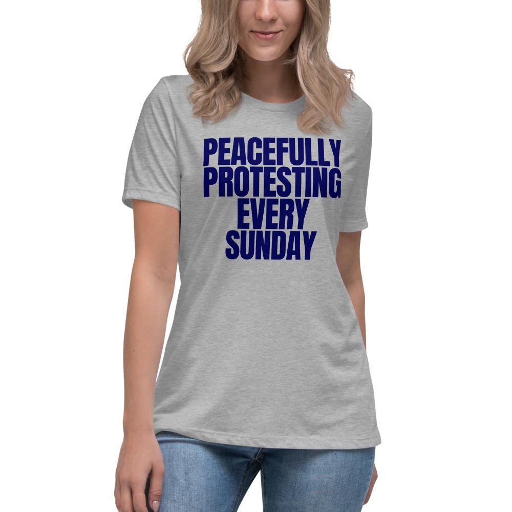 Sunday Protest Women's Lax-Tee - Truthberry