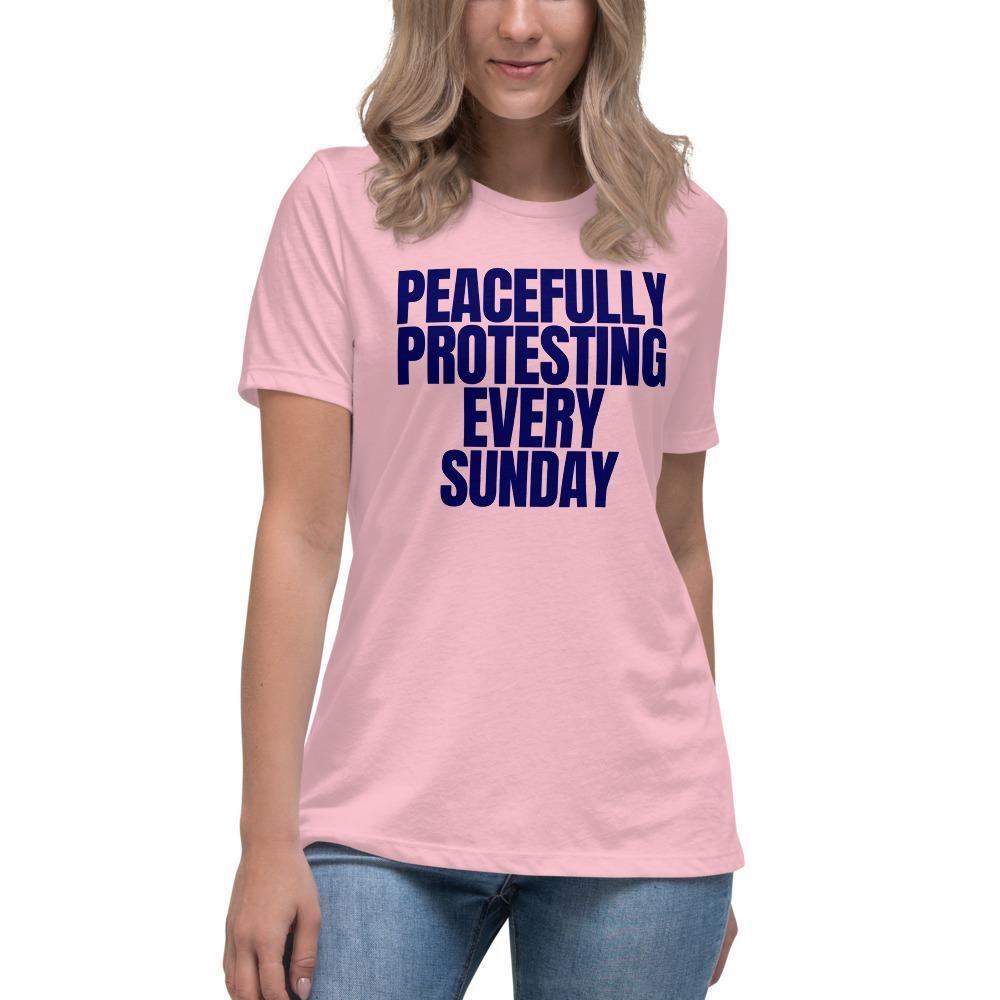 Sunday Protest Women's Lax-Tee - Truthberry