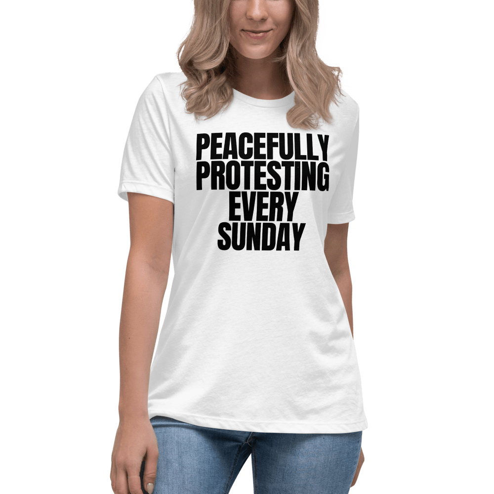 Sunday Protest Women's Lax-Tee - Truthberry