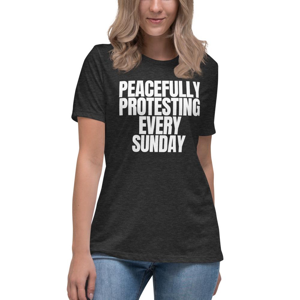 Sunday Protest Women's Lax-Tee - Truthberry