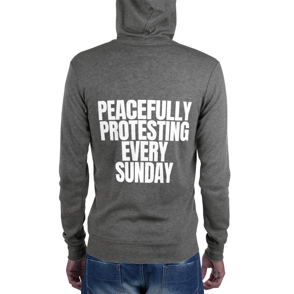 Sunday Protest Zip Hoodie - Truthberry