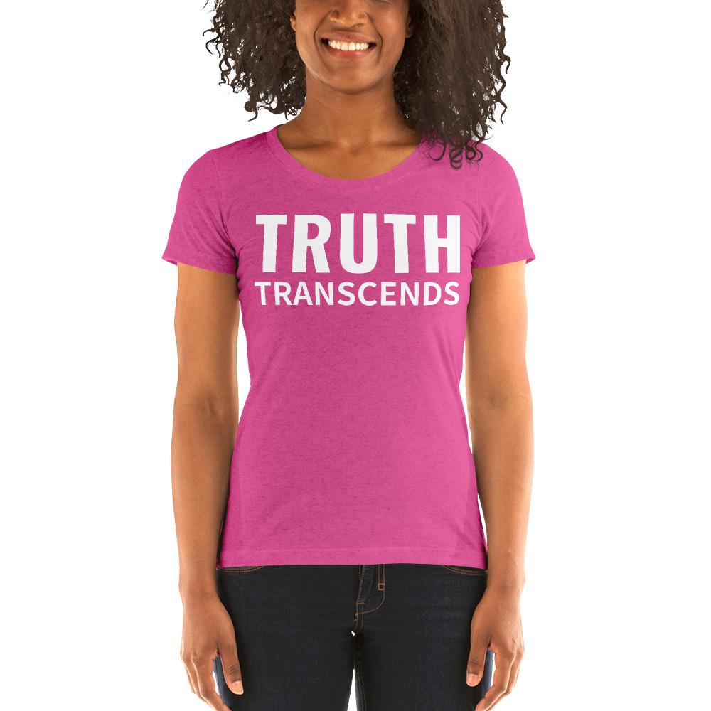 Truth Transcends Ladies' Tri-Tee - Truthberry