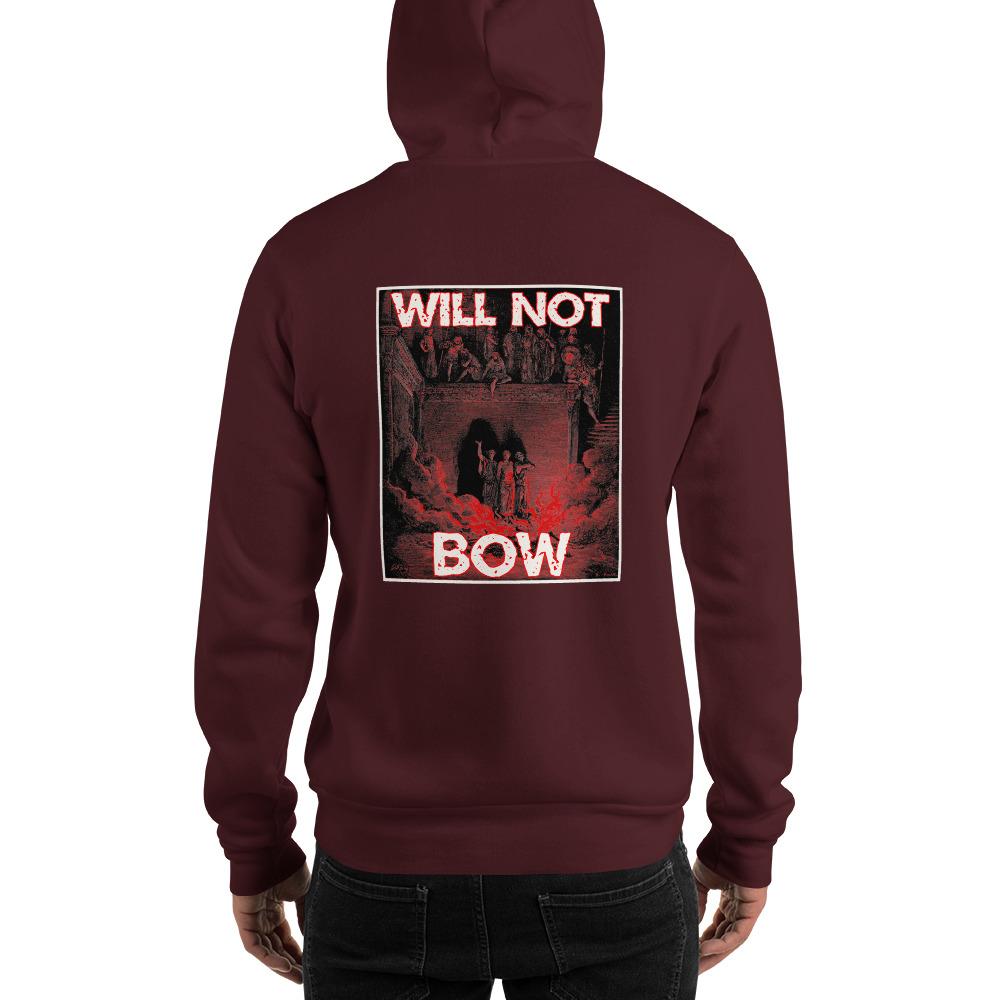 Will Not Bow (3HB) Heavy Hoodie