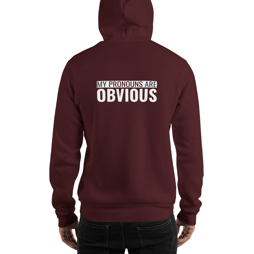 Obvious Pronouns Heavy Hoodie