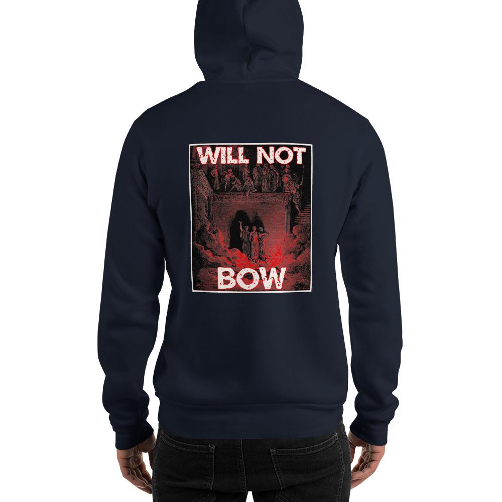 Will Not Bow (3HB) Heavy Hoodie