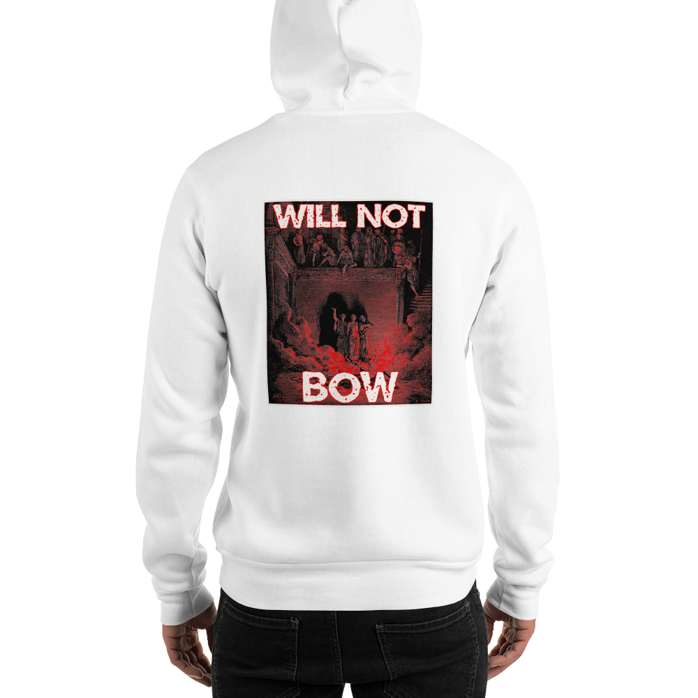 Will Not Bow (3HB) Heavy Hoodie