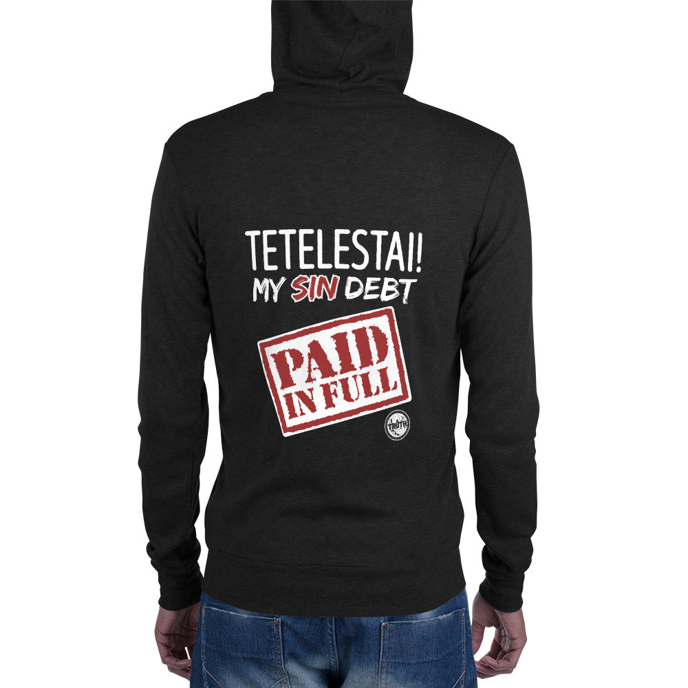 Tetelestai Zip Hoodie