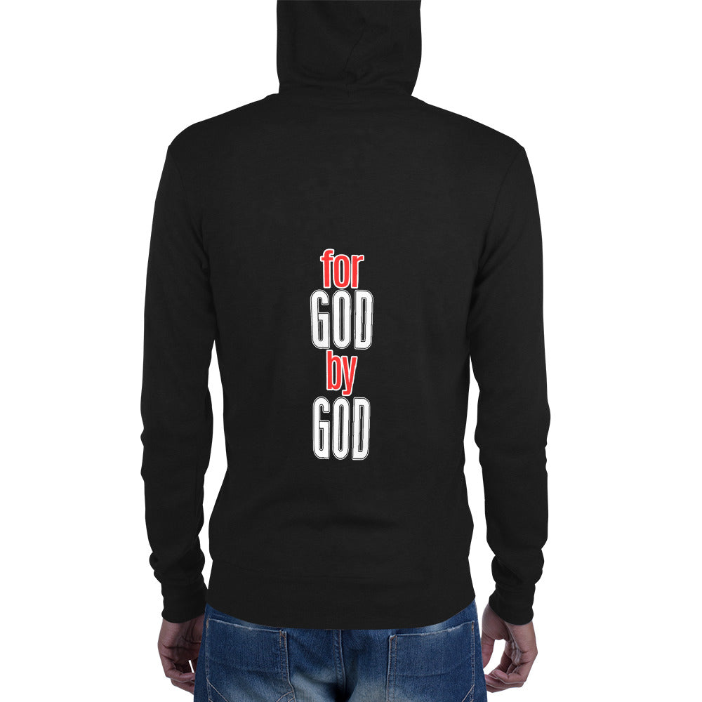 For God Zip Hoodie