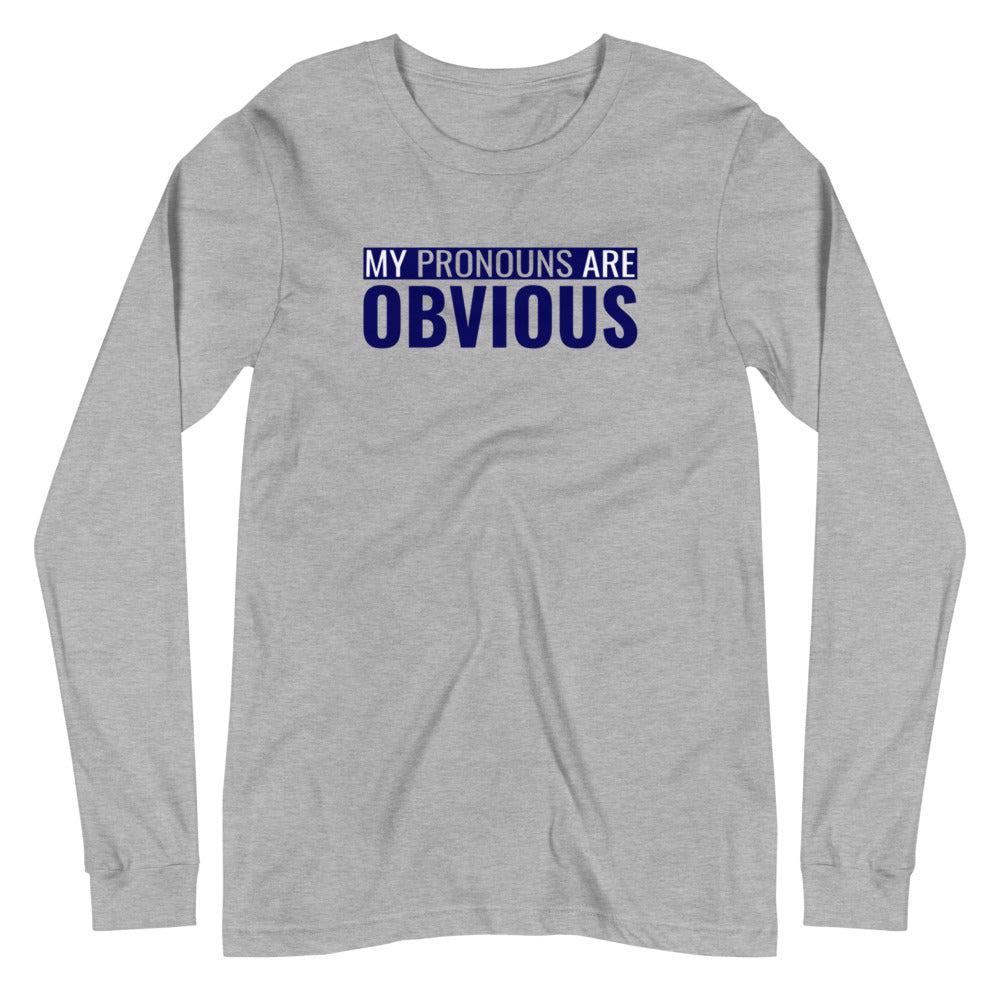 Obvious Pronouns Sleeved Tee