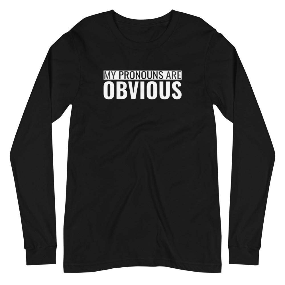 Obvious Pronouns Sleeved Tee