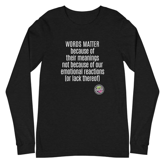 Words Matter Sleeved