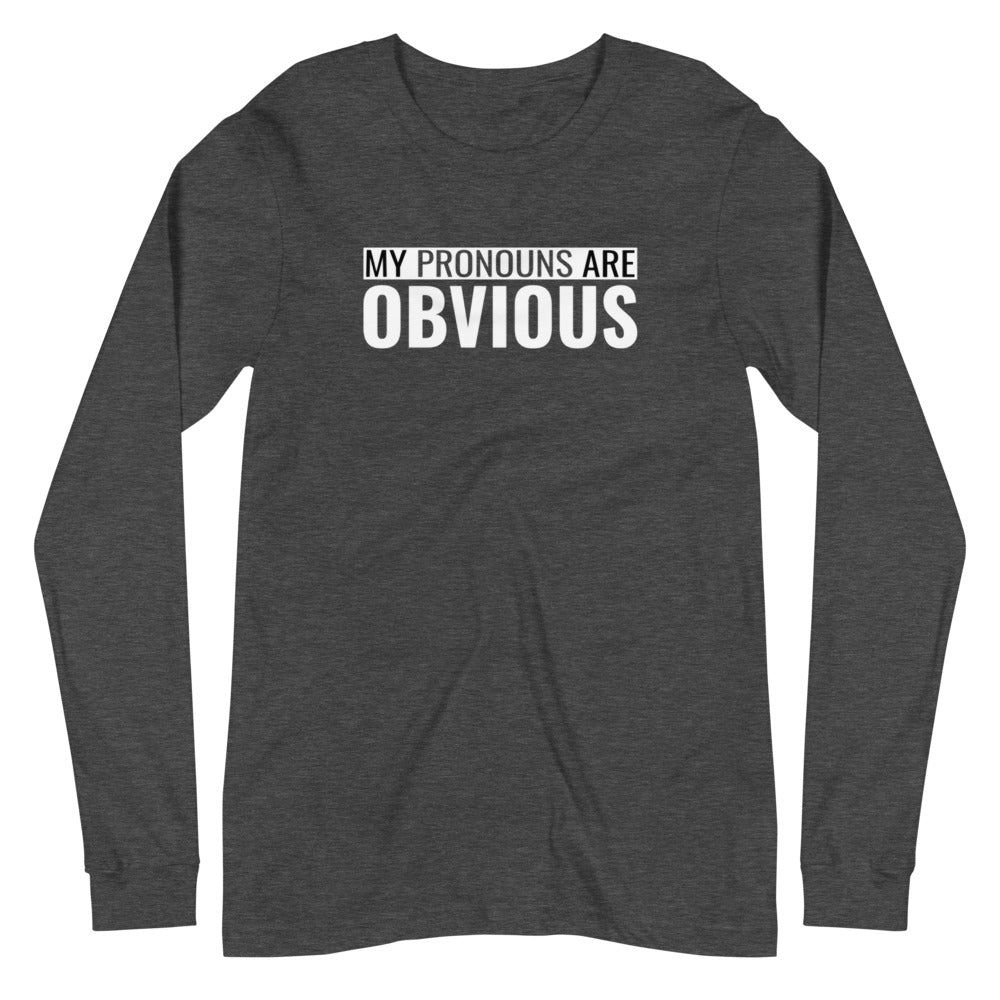 Obvious Pronouns Sleeved Tee