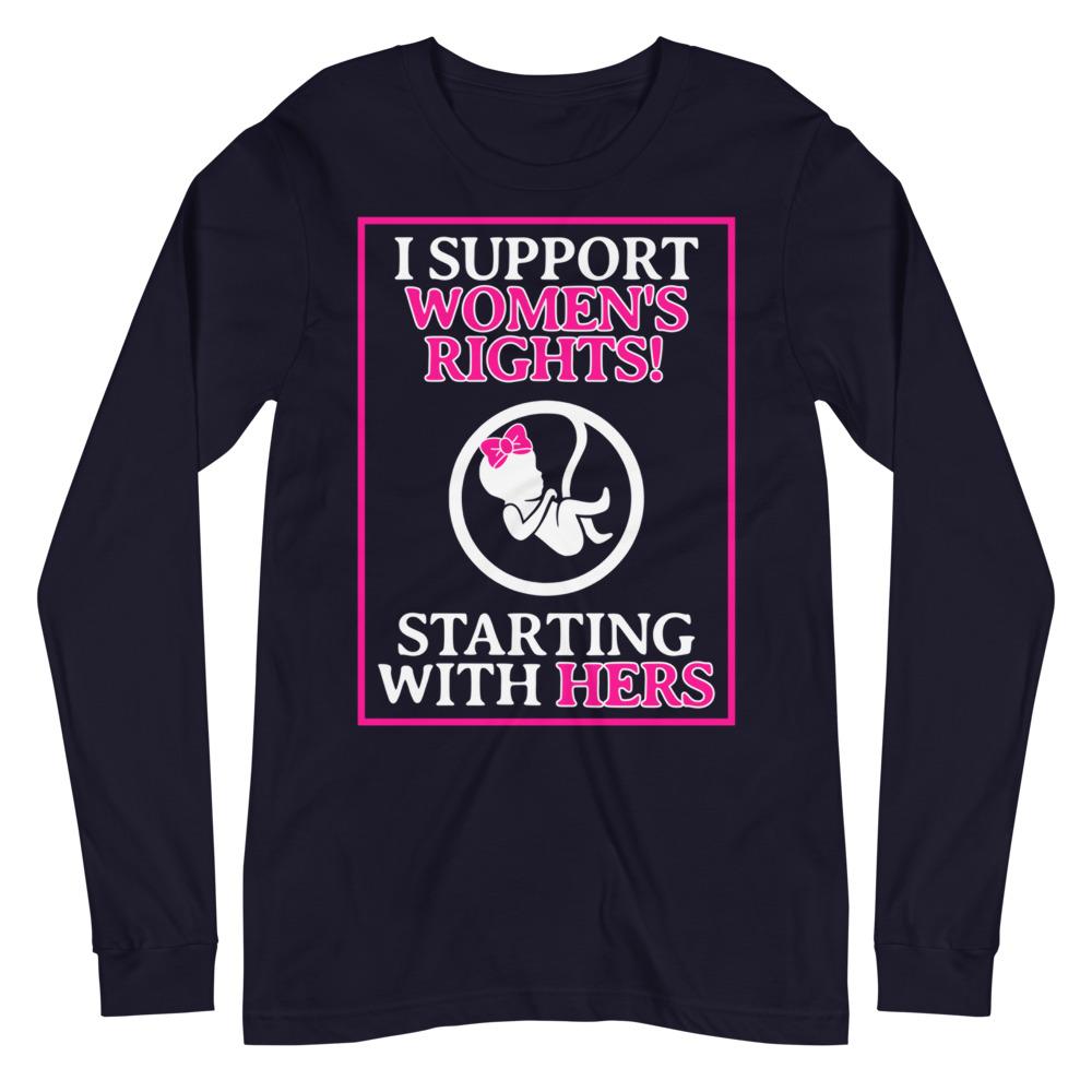 Women's Rights Sleeved Tee