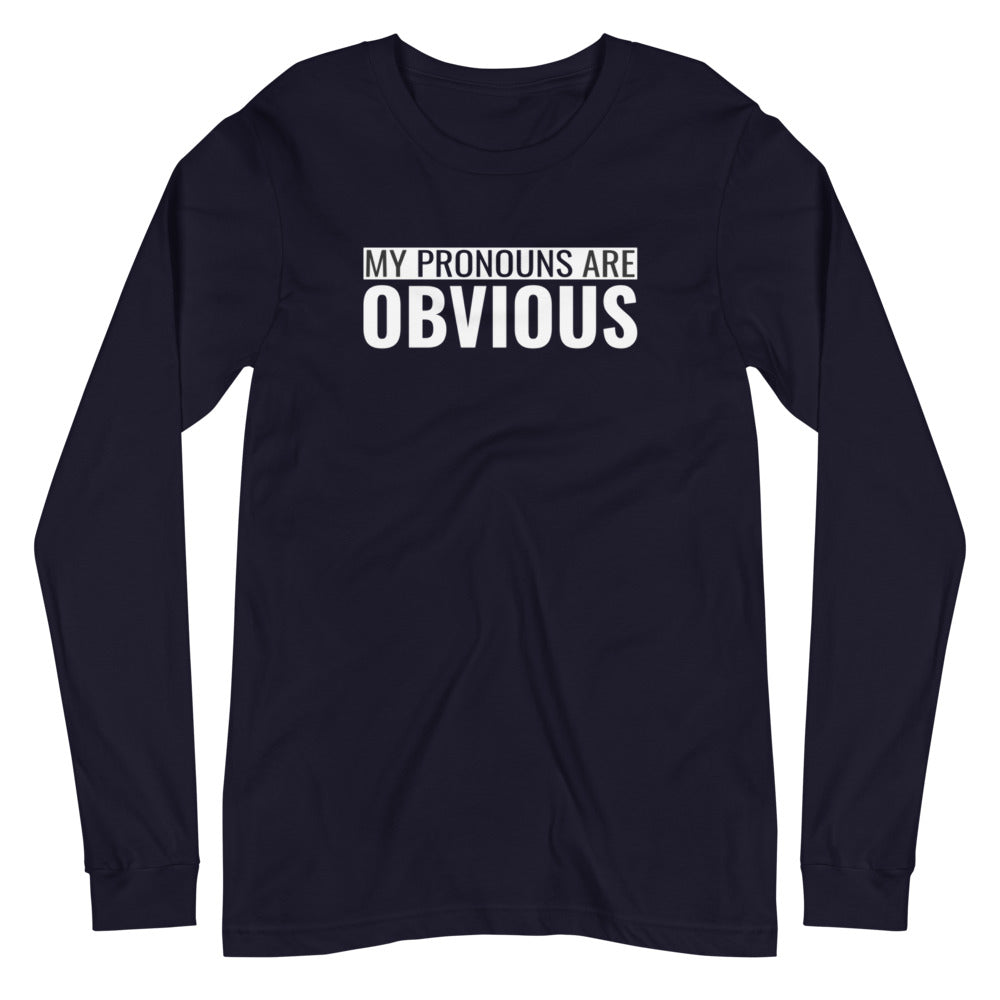 Obvious Pronouns Sleeved Tee