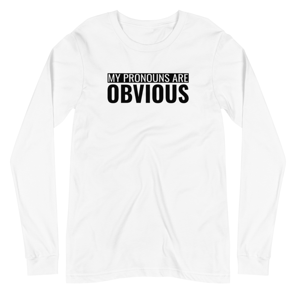 Obvious Pronouns Sleeved Tee