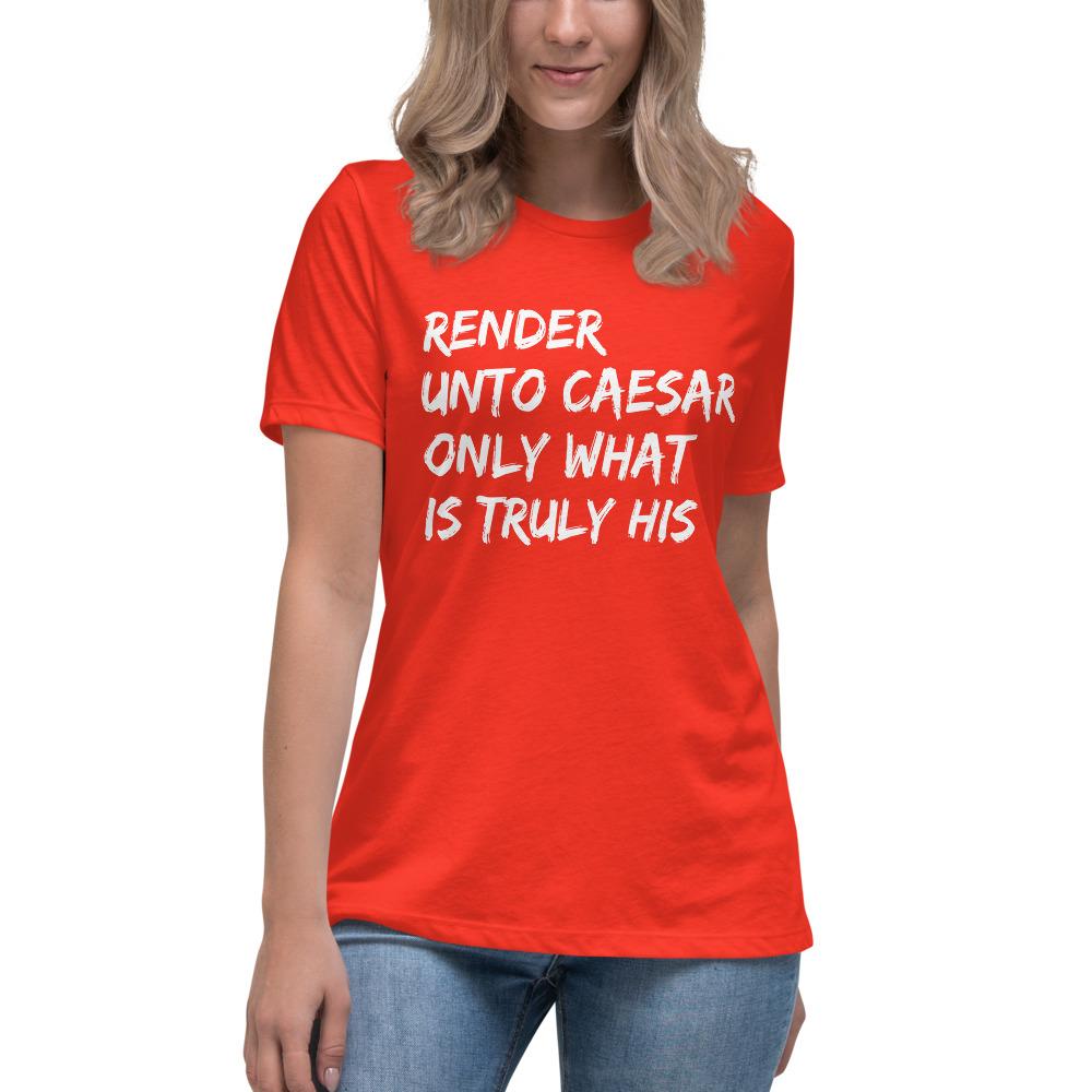 Unto Caesar Women's Lax-Tee - Truthberry