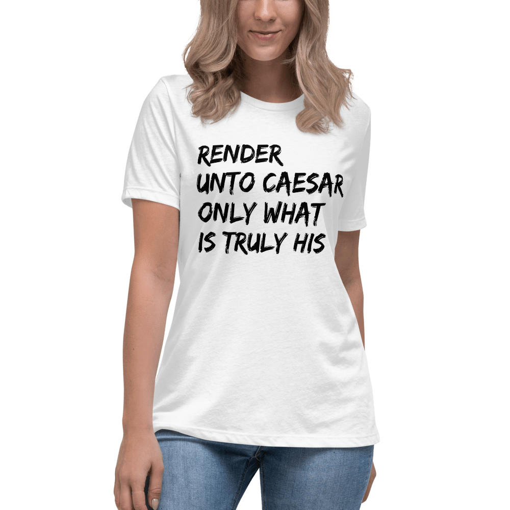 Unto Caesar Women's Lax-Tee - Truthberry