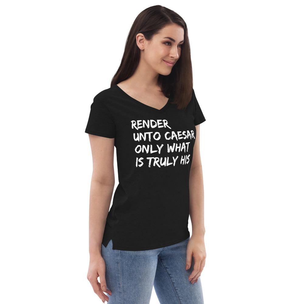 Unto Caesar Women’s V-Tee - Truthberry