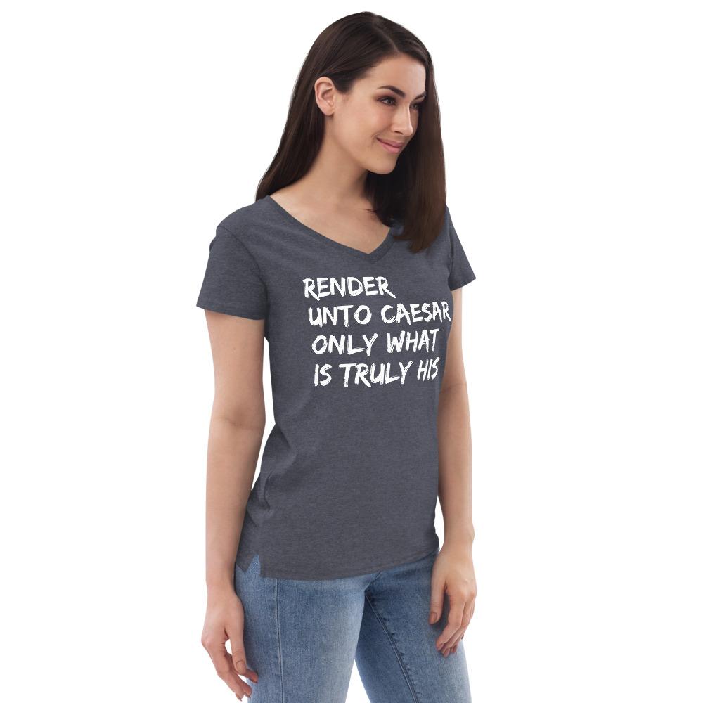 Unto Caesar Women’s V-Tee - Truthberry