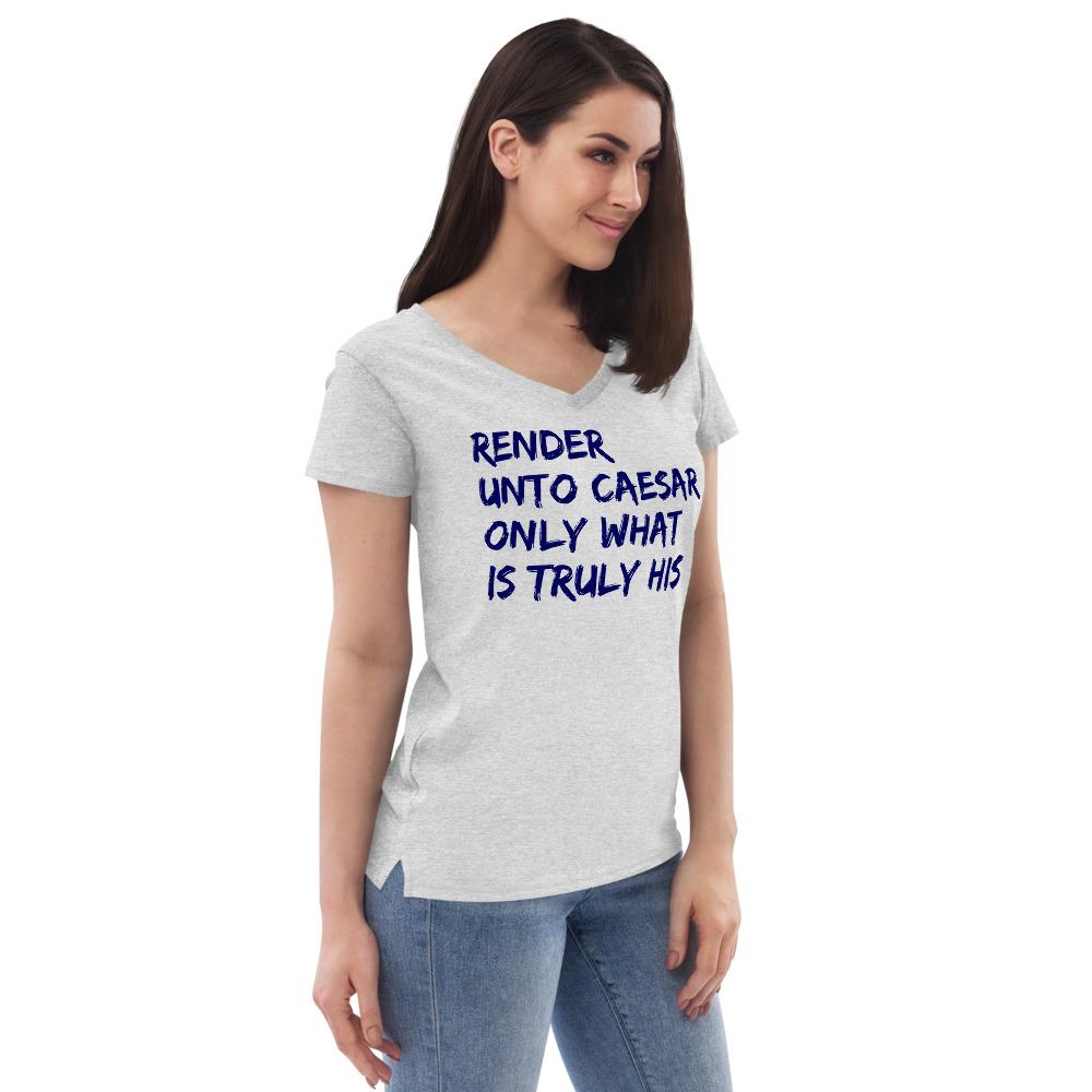 Unto Caesar Women’s V-Tee - Truthberry