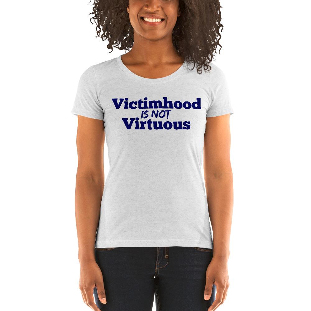 Victim Virtue Ladies' Tri-Tee - Truthberry