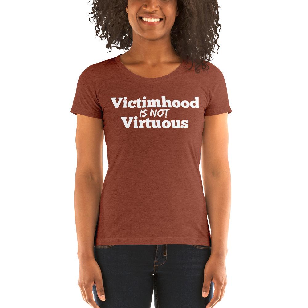 Victim Virtue Ladies' Tri-Tee - Truthberry