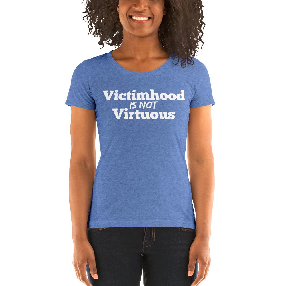 Victim Virtue Ladies' Tri-Tee - Truthberry