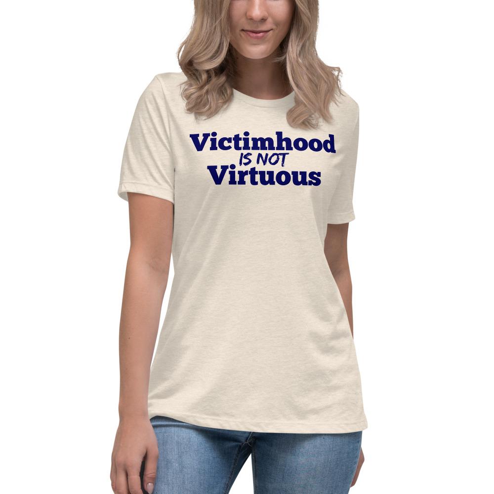 Victim Virtue Women's Lax-Tee - Truthberry