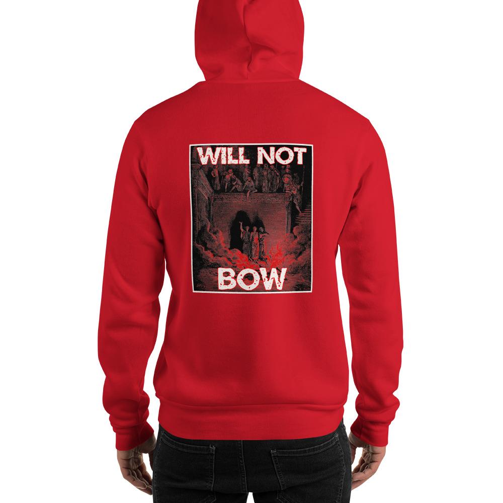 Will Not Bow (3HB) Heavy Hoodie - Truthberry