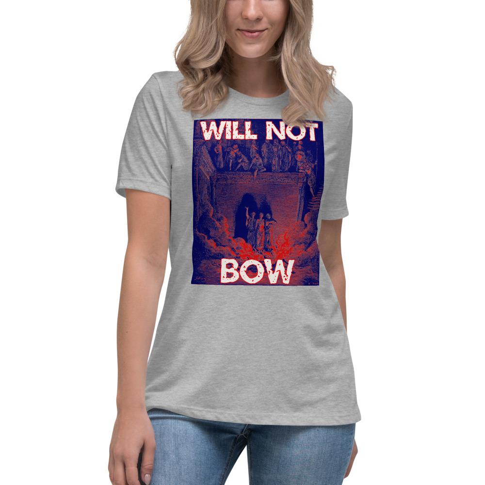 Will Not Bow (3HB) Women's Lax-Tee - Truthberry