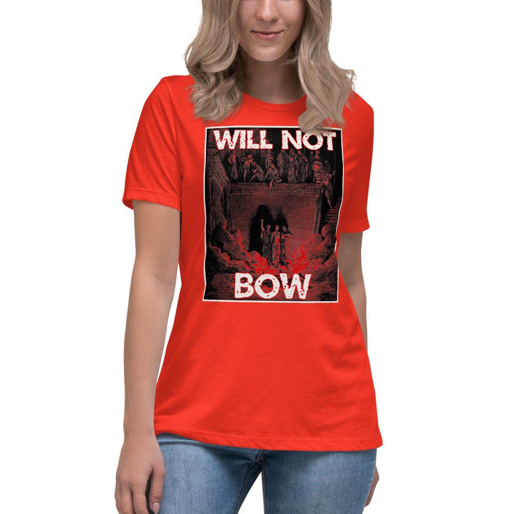 Will Not Bow (3HB) Women's Lax-Tee - Truthberry