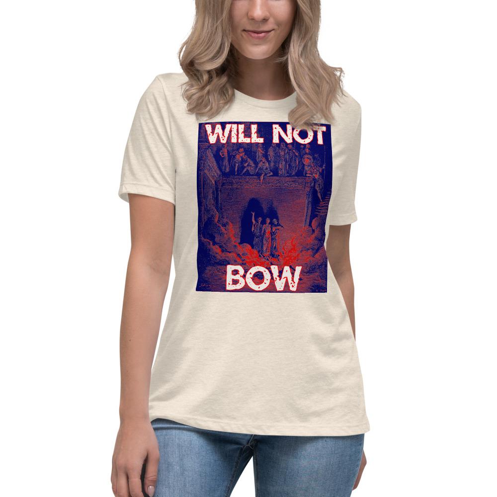 Will Not Bow (3HB) Women's Lax-Tee - Truthberry