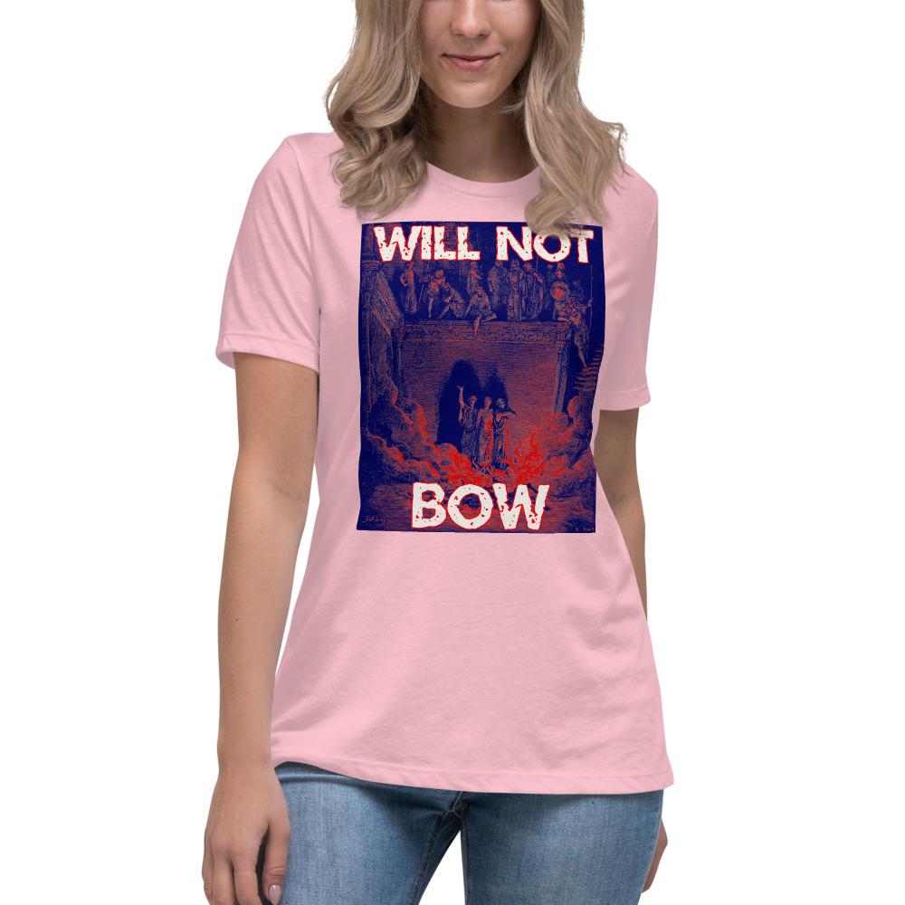 Will Not Bow (3HB) Women's Lax-Tee - Truthberry