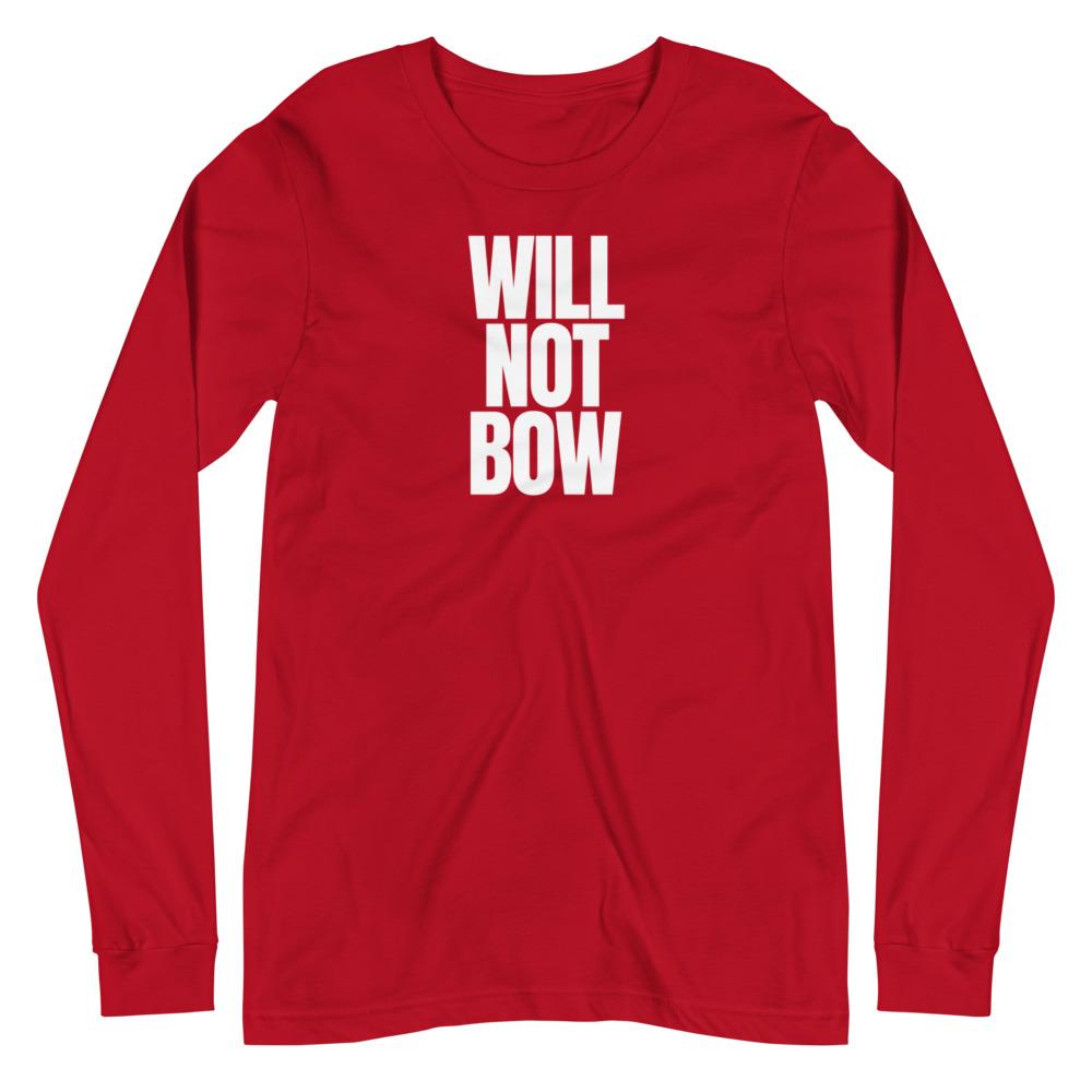 Will Not Bow Sleeved Tee - Truthberry