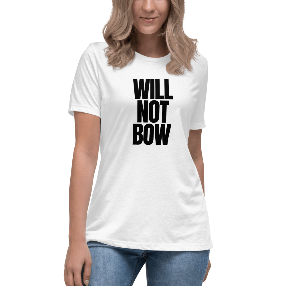 Will Not Bow Women's Lax-Tee - Truthberry